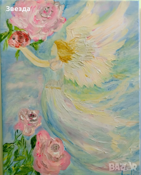 Картина "Небесна Роза", снимка 1