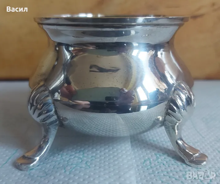 Стар посребрен съд, снимка 1