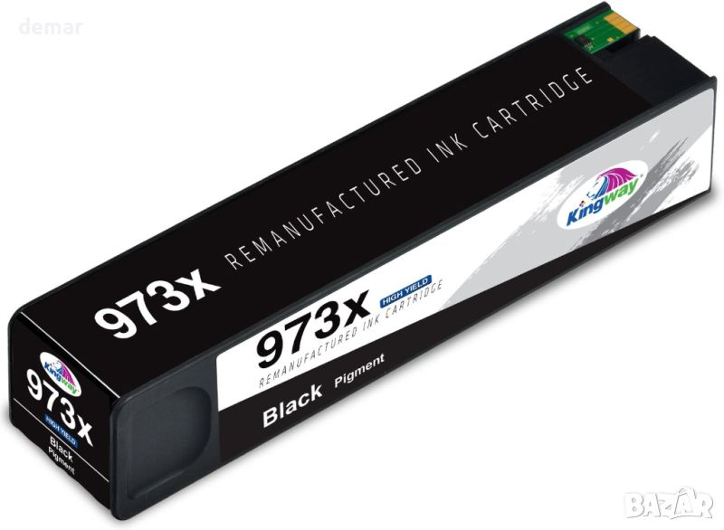 KINGWAY 973X Черна касета с мастило за HP 973 973X, L0S07AE, снимка 1