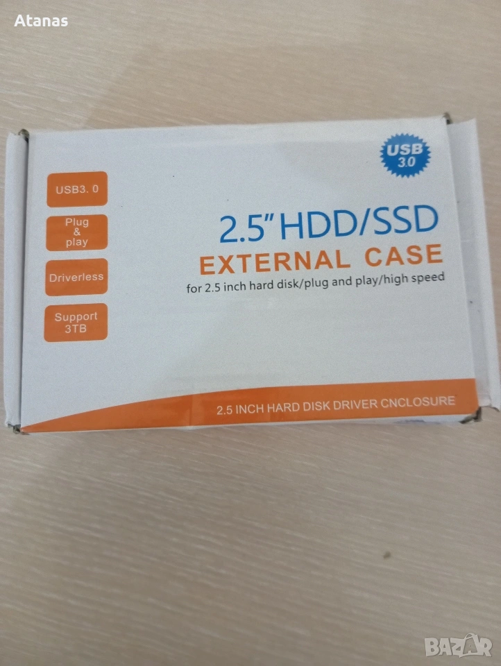 Външно SSD 2,5" за PC/Лаптоп, снимка 1