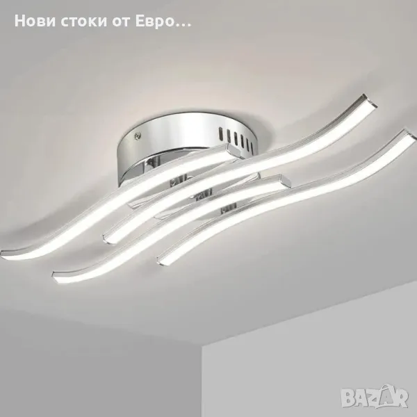 LED таванно осветление, извити таванни светлини с модерен дизайн на тавана, 24W LED, снимка 1