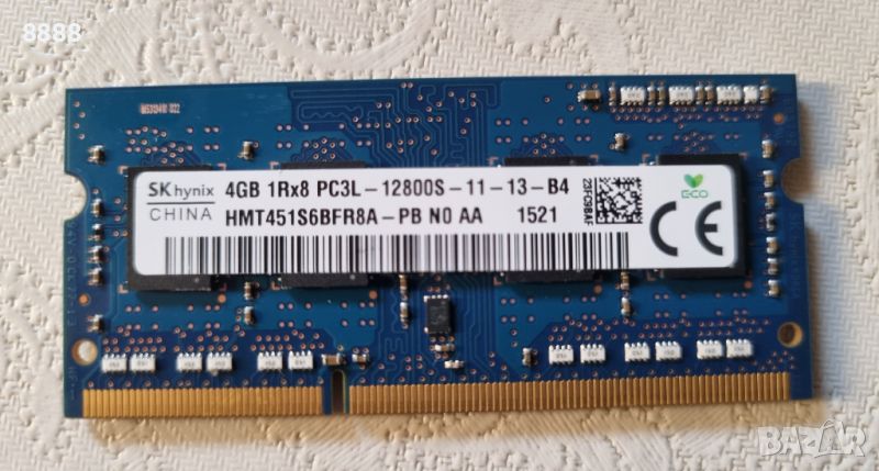 Рам памет за лаптоп - RAM 4GB DDR3L 1600Mhz Hynix, снимка 1