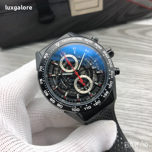 Мъжки часовник TAG Heuer Carrera Calibre 01 с кварцов механизъм, снимка 1