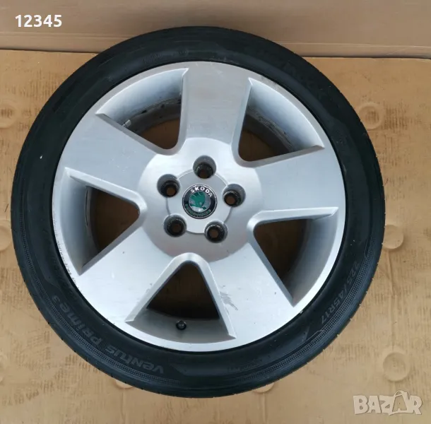 17’’5x112 za skoda suberb 17”5х112 за шкода супърб 3U0 601 025E-№606, снимка 1