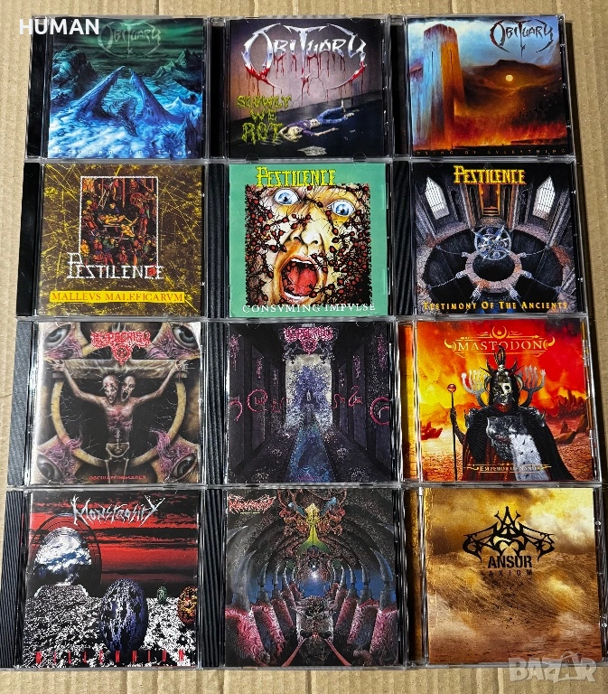 Obituary - Pestilence - Hypocrisy - Monstrosity - Mastodon , снимка 1