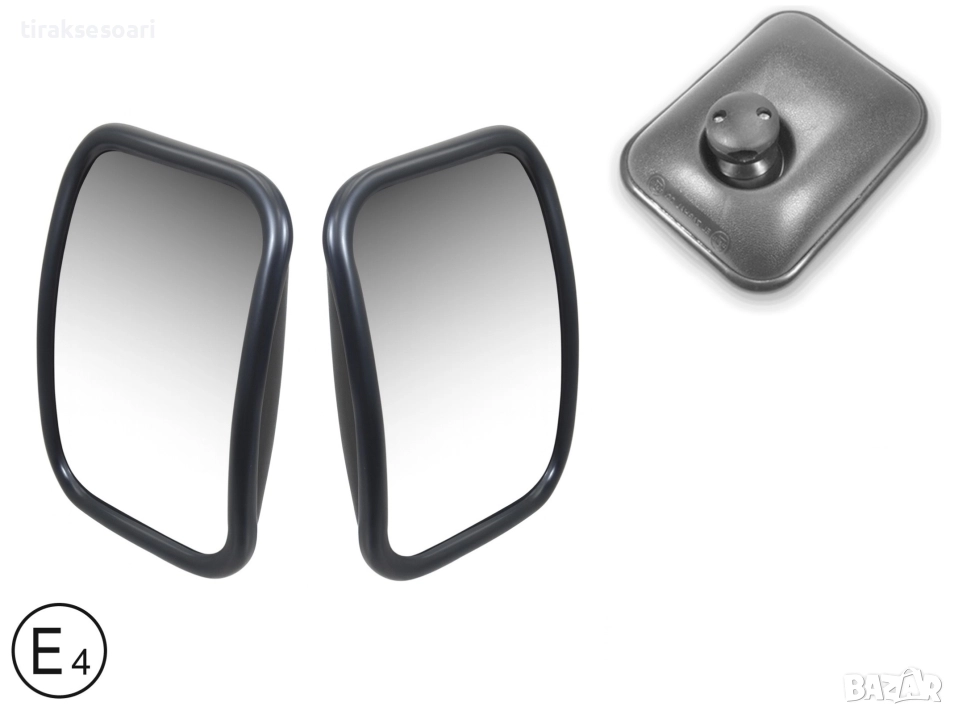 2 Броя огледала 22х17 см за камиони, автобуси, селскостопански машини, снимка 1