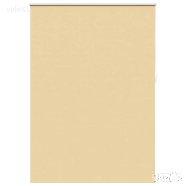 Руло щора 160 х 230 см, цвят бежов（SKU:240177​）, снимка 1