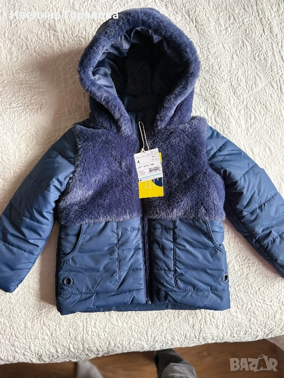Детско зимно яке с пухена част размер 104см., снимка 1