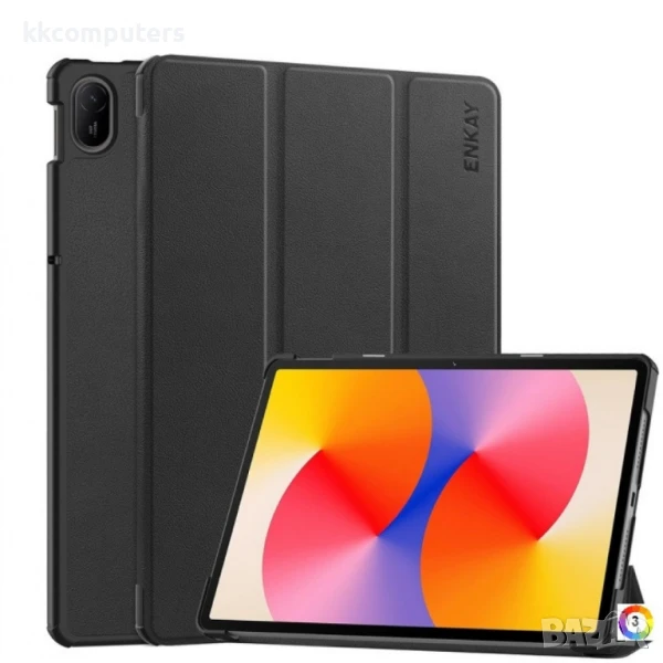 Huawei MatePad SE 11 ENKAY Wallet Кожен Калъф и Протектор, снимка 1