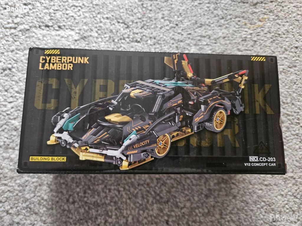 Сглобяем модел - Cyberpunk Lambor - (конструктор/lego), снимка 1