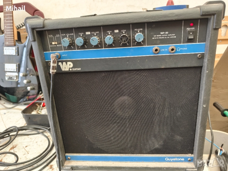 Китарен усилвател, кубе ретро Guyatone VAP-20R, Япония, 1983, снимка 1