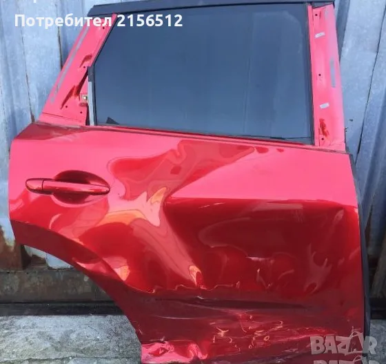 ЗАДНА ДЯСНА ВРАТА ЗА MAZDA CX5 II 2017, снимка 1