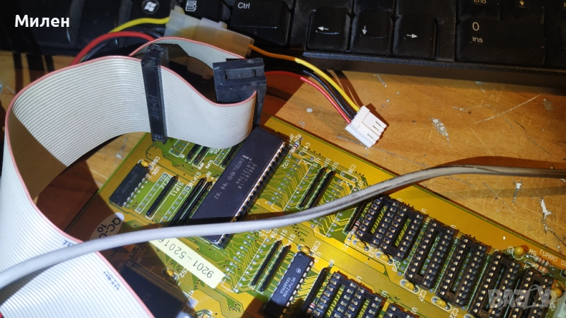 Intel 287 D80287-10 керамичен ко-процесор за 286, снимка 1