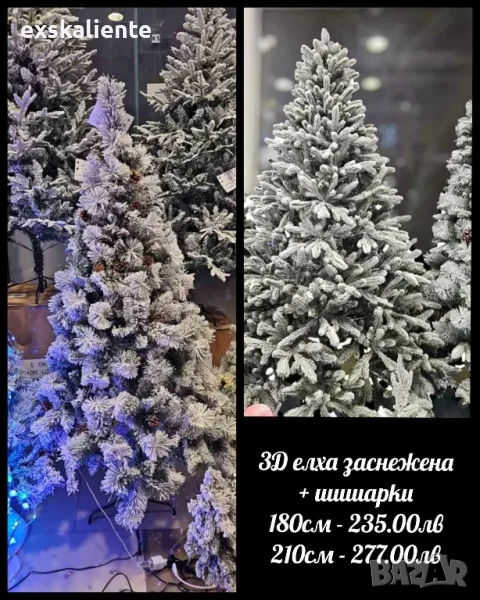 Елхички 🎄🎄🎄

🍁С шишарки 
🥀С червен глог 
❄️Заснежена 
🗯Бяла, снимка 1