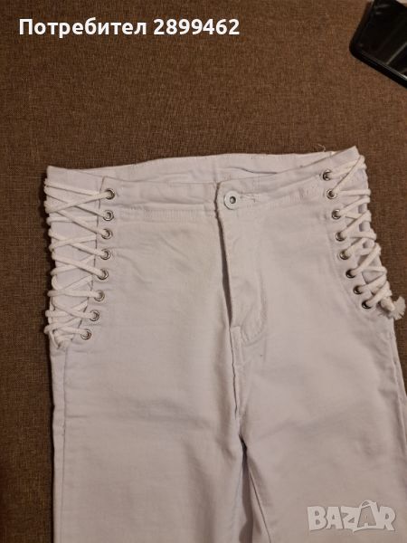 Бял панталон С размер, снимка 1