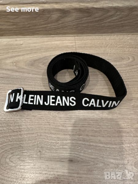 Calvin Klein Jeans колан с лого, снимка 1