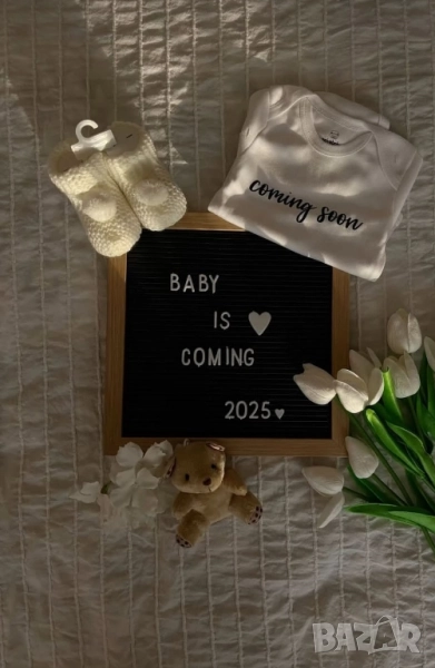 бебешко боди coming soon, снимка 1