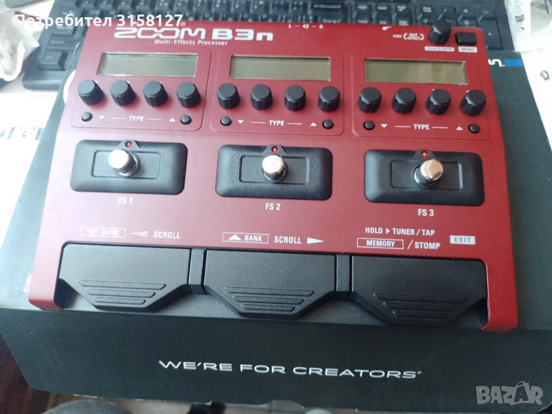 Процесор за бас китара ZOOM B3n, снимка 1