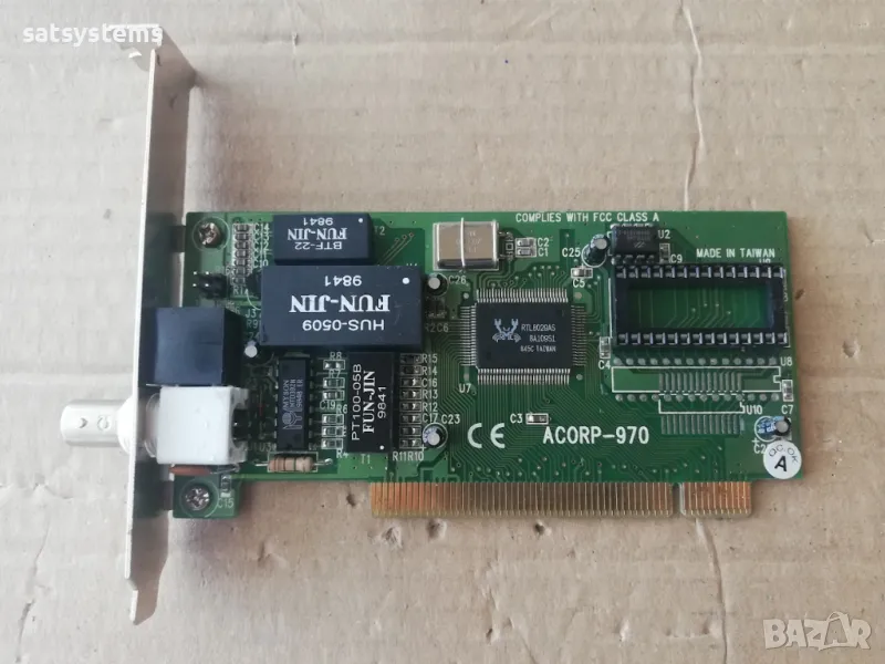 ACORP-970 PCI Network Adapter Card , снимка 1