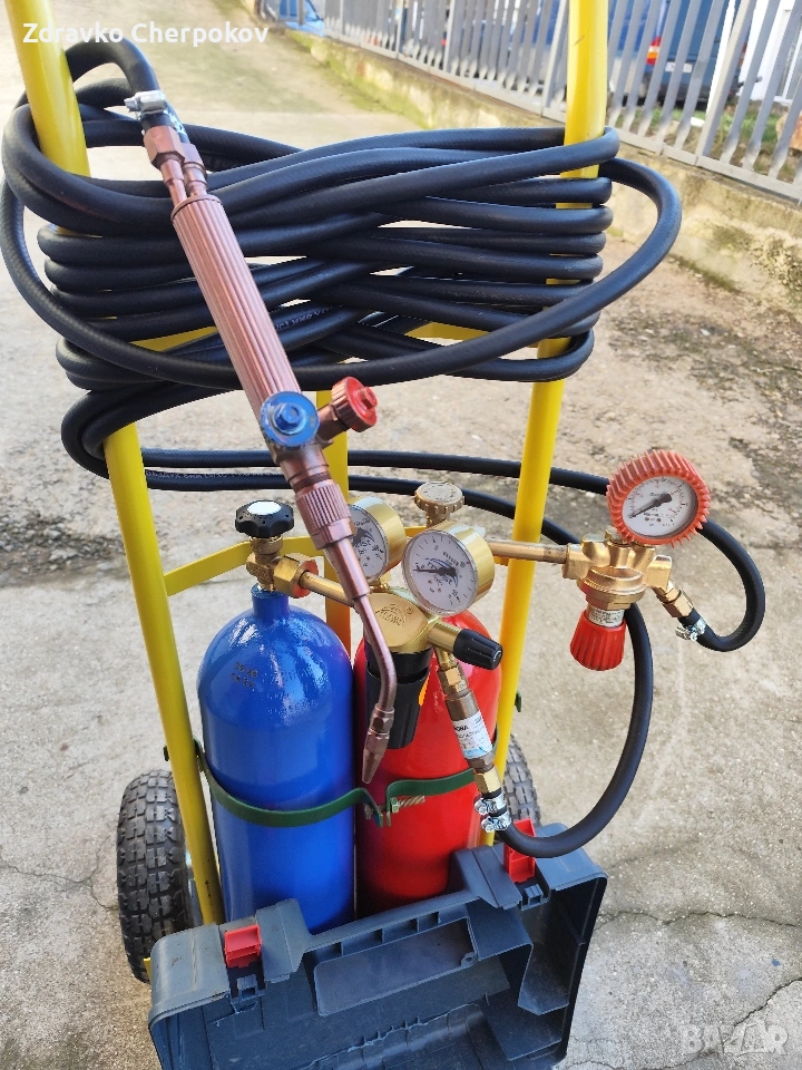 Оксижен мобилен с 2х7 литра бутилки , снимка 1