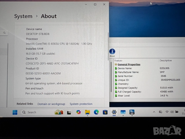 Lenovo ThinkPad X1 Yoga 4 16 GB ram, снимка 6 - Лаптопи за работа - 52619388