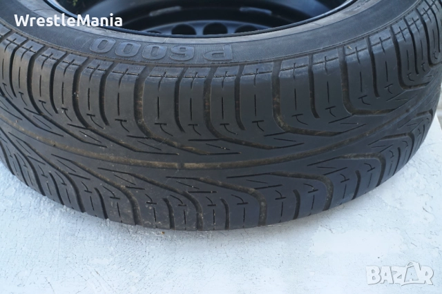 Оригинална Резервна Джанта за Mercedes W210 71/2x16H2/ET41 /Гума Pirelli P6000 215/55/16/3мм Грайфер, снимка 14 - Гуми и джанти - 51953919