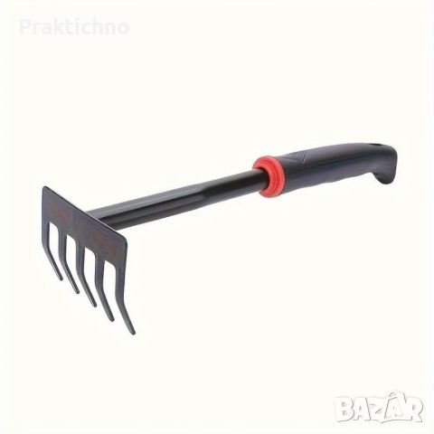 Инструменти за градина - лопата, мотика с търмък с 3 зъба и гребло  🏡🪴🧤👩🏻‍🌾🧑🏻‍🌾, снимка 2 - Градински инструменти - 45844388