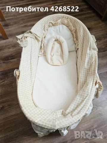 Плетена кошница за бебе , снимка 3 - Други - 50142003