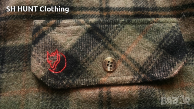 FJALL RAVEN WOOL Shirt размер L за лов риболов вълнена риза - 1737, снимка 6 - Екипировка - 52879640