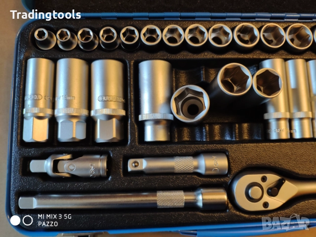 DRAPER гедоре /гидория 3/8 37части вложки камъни комплект метална кутия, снимка 5 - Гедорета - 52864176