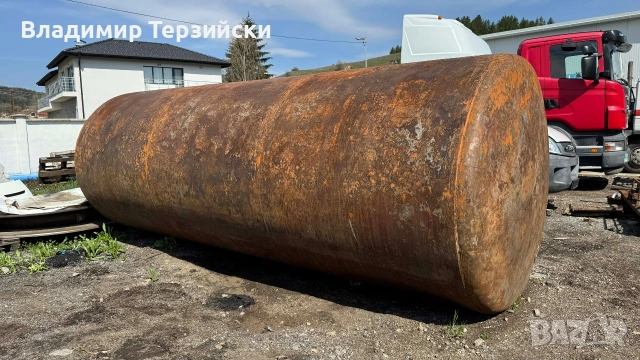 метална цистерна 6мм дебела- 10 кубика 