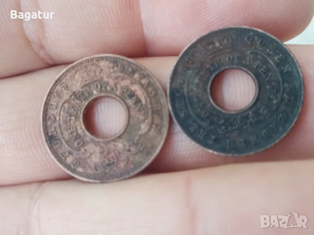 Британска Западна Африка,1952,54г,лот монети,British West Africa , снимка 4 - Нумизматика и бонистика - 51106750