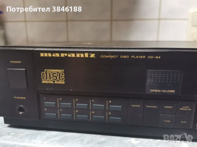 Marantz CD-84, Made in Japan, снимка 2 - Ресийвъри, усилватели, смесителни пултове - 46852003