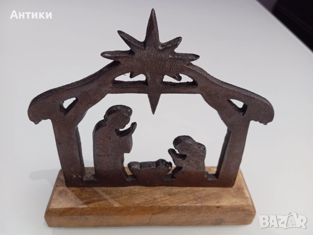 Стара прекрасна Коледна украса , снимка 7 - Статуетки - 52494029