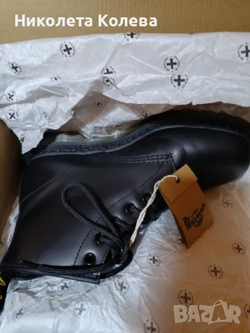 Черни кубинки Dr. Martens, снимка 6 - Други - 50241265