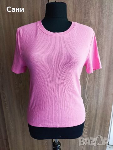 Бонбон розова тениска , снимка 2 - Туники - 45253726