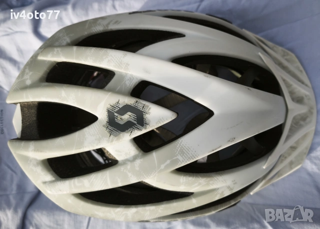  Продавам каска за велосипед SCOTT GROOVE II white-mat размер М, снимка 2 - Аксесоари за велосипеди - 53393984