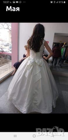 Продавам булчинска рокля , снимка 5 - Сватбени рокли - 45305506