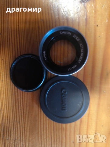 Конвектор за видеокамери CANON WIDE ATTACHMENT WA-34 JAPAN 