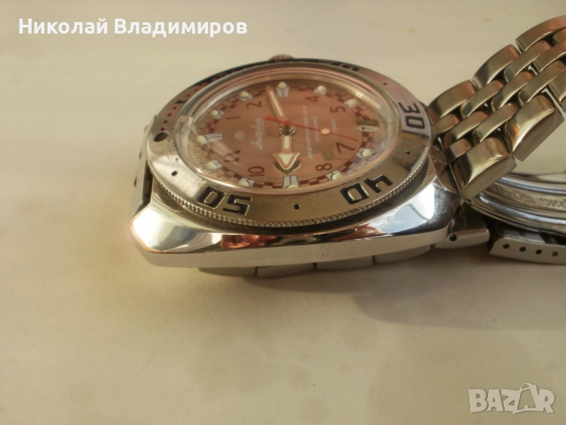Vostok Восток Анфибия diver автомат мъжки ръчен руски часовник, снимка 6 - Мъжки - 51671340