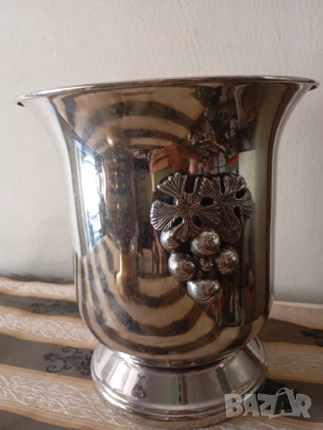 Посребрена шампаниера стил арт деко