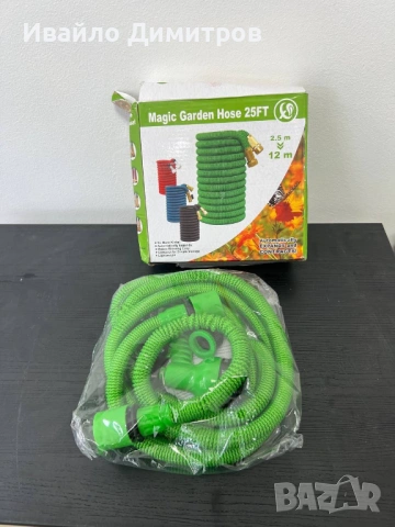 РАЗТЕГАТЕЛЕН ГРАДИНСКИ МАРКУЧ MAGIC HOSE 12 метра, снимка 2 - Градински мебели, декорация  - 54216815