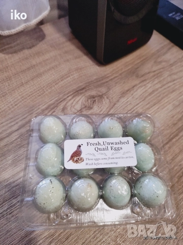 яйца от пъдпъдъци селадона 