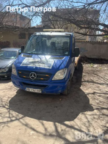 2008 Mercedes-Benz 313 CDI-СПЕЦИАЛЕН-N1-Платформа-4.40м-работещ климатик!-ПЪТНА ПОМОЩ!, снимка 1 - Бусове и автобуси - 49596132