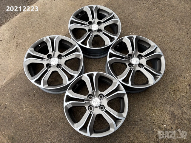 4 броя алуминиеви джанти за Peugeot 208,2008 16, снимка 5 - Гуми и джанти - 53477479