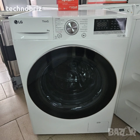 Немска /внос/ инверторна пералня LG Electronics 8кг - 2 ГОДИНИ ГАРАНЦИЯ