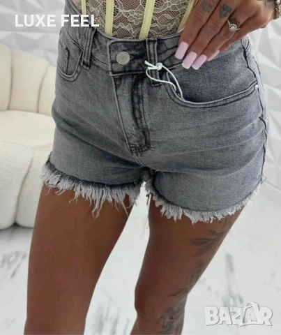 ✨Къси Панталонки с Камъни XS -XL , снимка 6 - Къси панталони и бермуди - 54219554