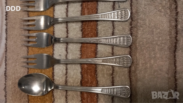Малки вилици и лъжици П. Денев Перла , снимка 3 - Прибори за хранене, готвене и сервиране - 52809132