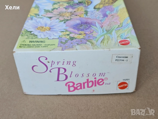 Нова ретро кукла Барби Spring Blossom Barbie 1995, снимка 12 - Кукли - 52676307