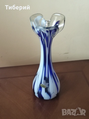 Стъклена ваза, снимка 12 - Вази - 54233060